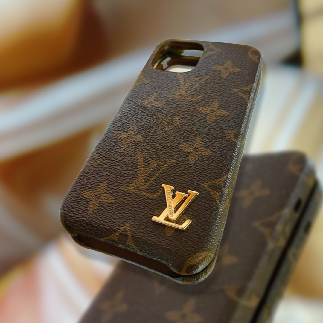 Classic Louis Vuitton Brown Monogram x Supreme Logo iPhone XR Clear Case